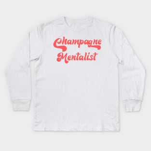 CHAMPAGNE MENTALIST Kids Long Sleeve T-Shirt